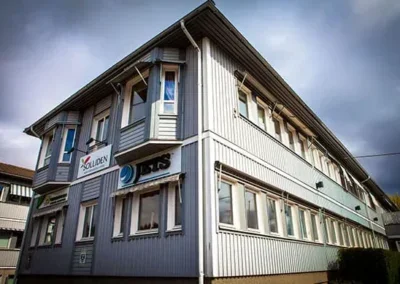 Fasad på Solliden Kontorshotell i Täby