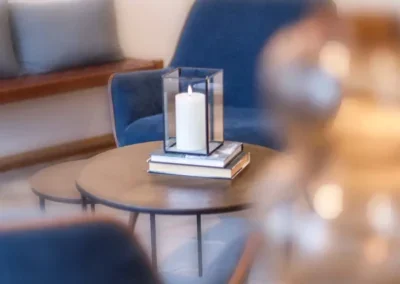 Kontorsrum med möblering